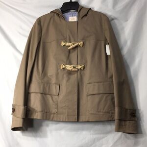 Brooks Brothers Women’s Light Brown Duffel Coat Size 10 Like-NEW Condition